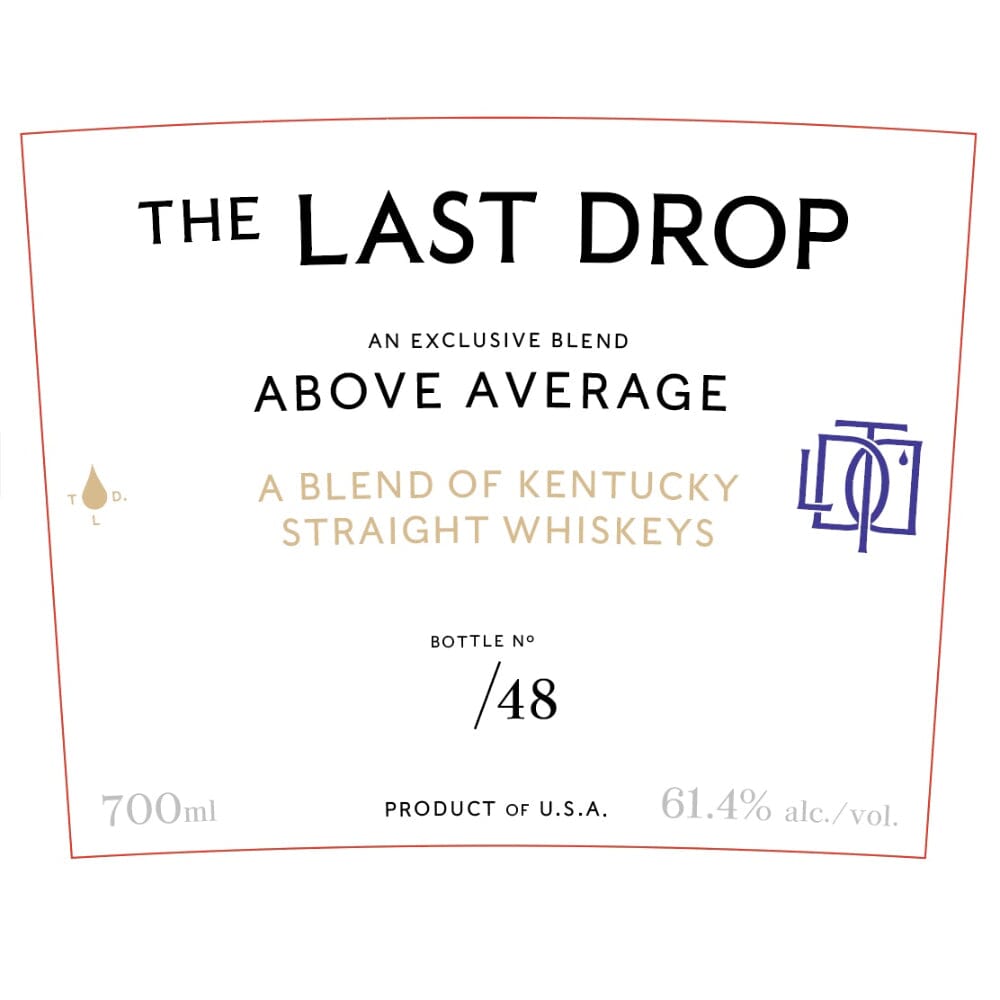 The Last Drop Above Average Blended Whiskey Blended Whiskey The Last Drop Distillers