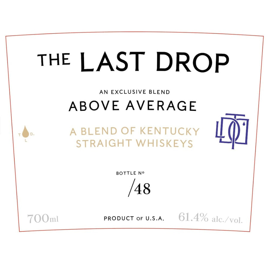 The Last Drop Above Average Blended Whiskey Blended Whiskey The Last Drop Distillers