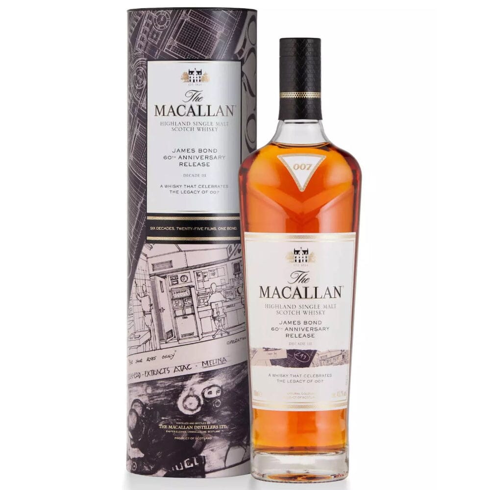 The Macallan James Bond 60th Anniversary Release Decade III Scotch The Macallan