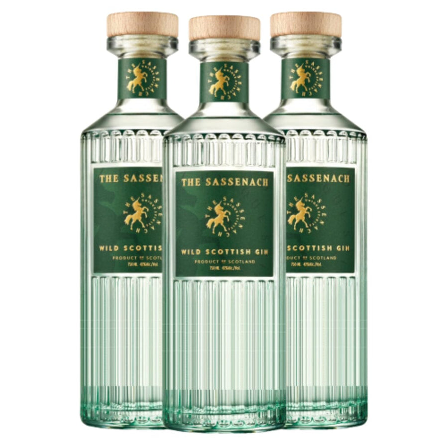 The Sassenach Wild Scottish Gin 3 Bottle Bundle gin The Sassenach