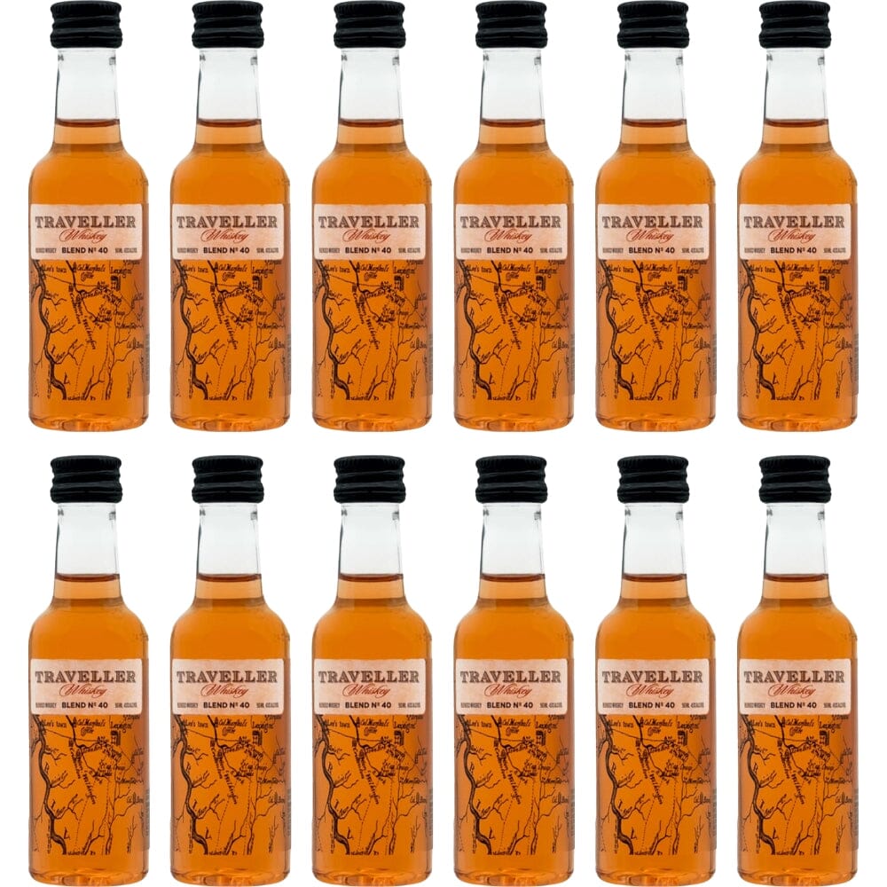 Traveller Whiskey by Chris Stapleton & Buffalo Trace 50ml 12pk Blended American Whiskey The Traveller Whiskey