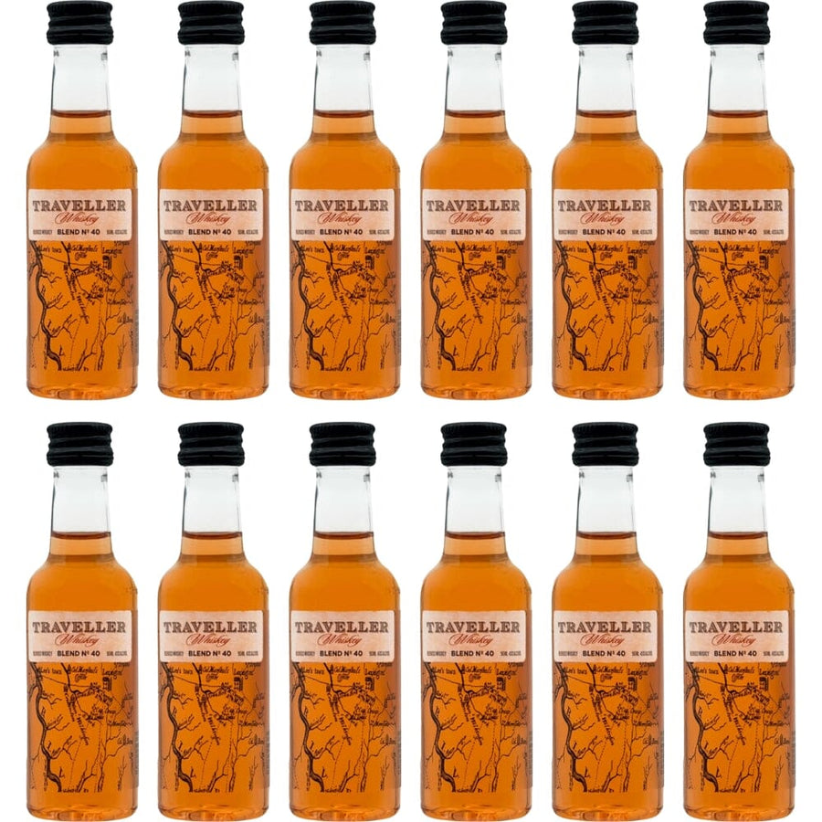 Traveller Whiskey by Chris Stapleton & Buffalo Trace 50ml 12pk Blended American Whiskey The Traveller Whiskey