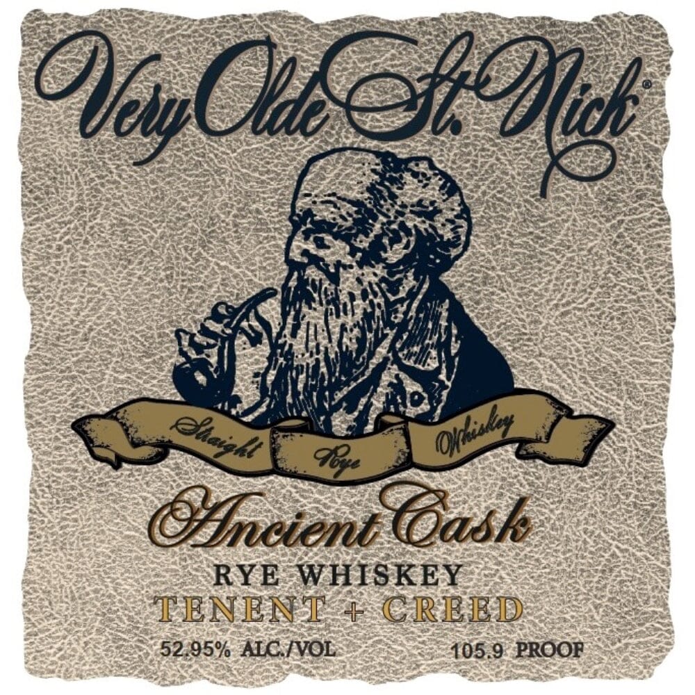 Very Olde St. Nick Ancient Cask Tenent + Creed Straight Rye Rye Whiskey Very Olde St. Nick 