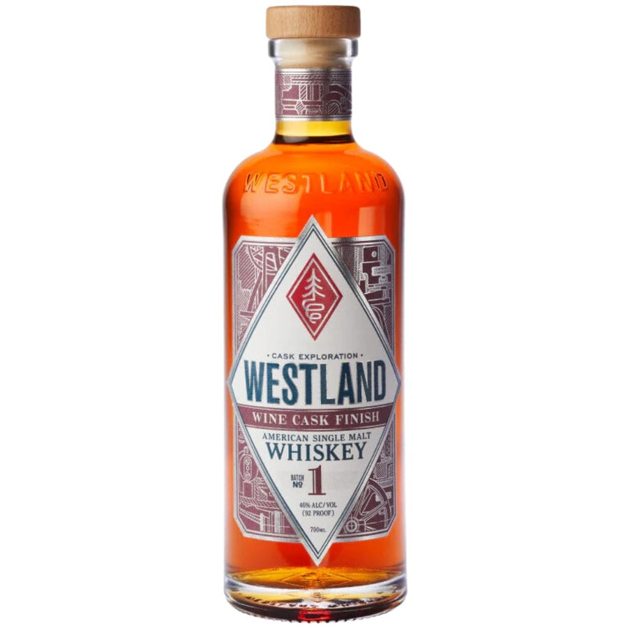 Westland Wine Cask Finish Single Malt Whiskey American Single Malt Whiskey Westland