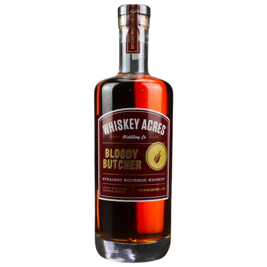 Whiskey Acres Bloody Butcher Bourbon Whiskey Acres