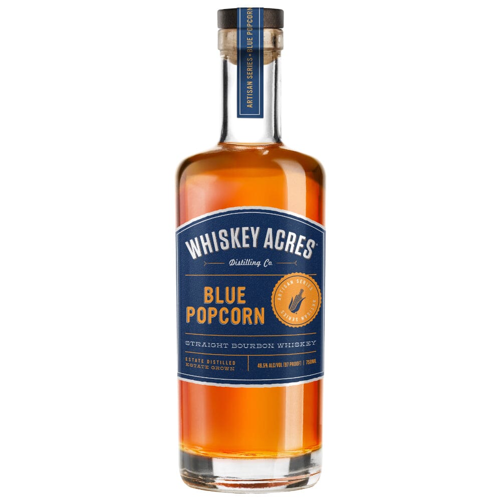 Whiskey Acres Blue Popcorn Bourbon Whiskey Acres