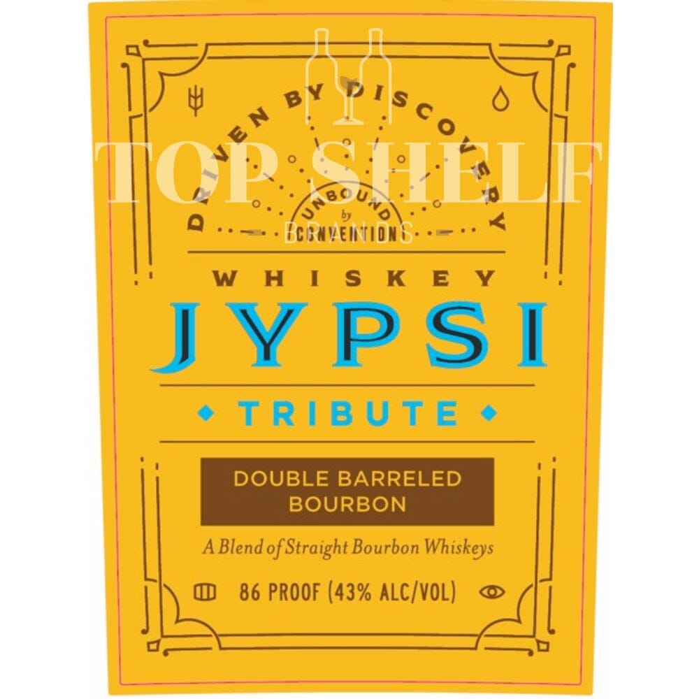 Whiskey JYPSI Tribute Double Barreled Bourbon Bourbon Whiskey JYPSI