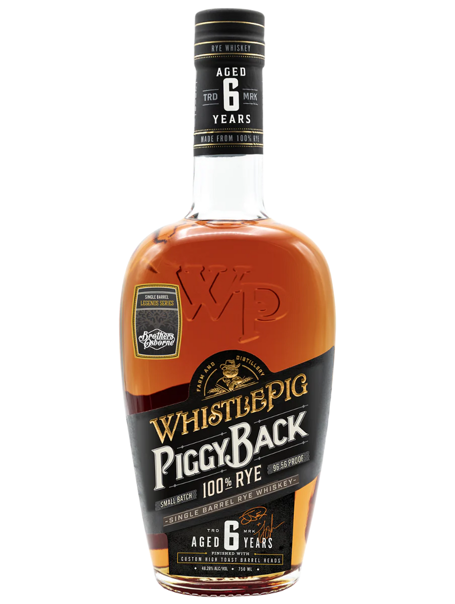 WhistlePig PiggyBack Legends Series: Brothers Osborne Barrel Rye Whiskey WhistlePig