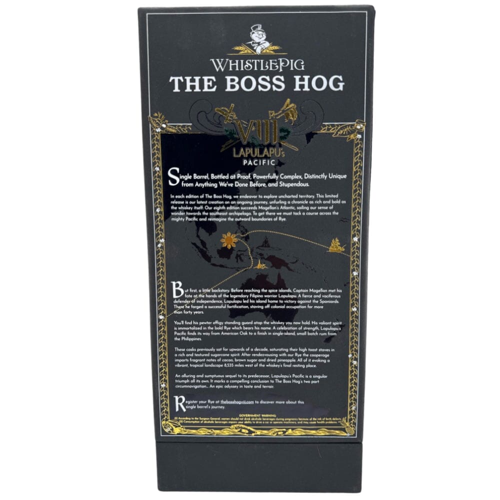 WhistlePig The Boss Hog VIII Lapulapu’s Pacific Straight Rye Whiskey WhistlePig