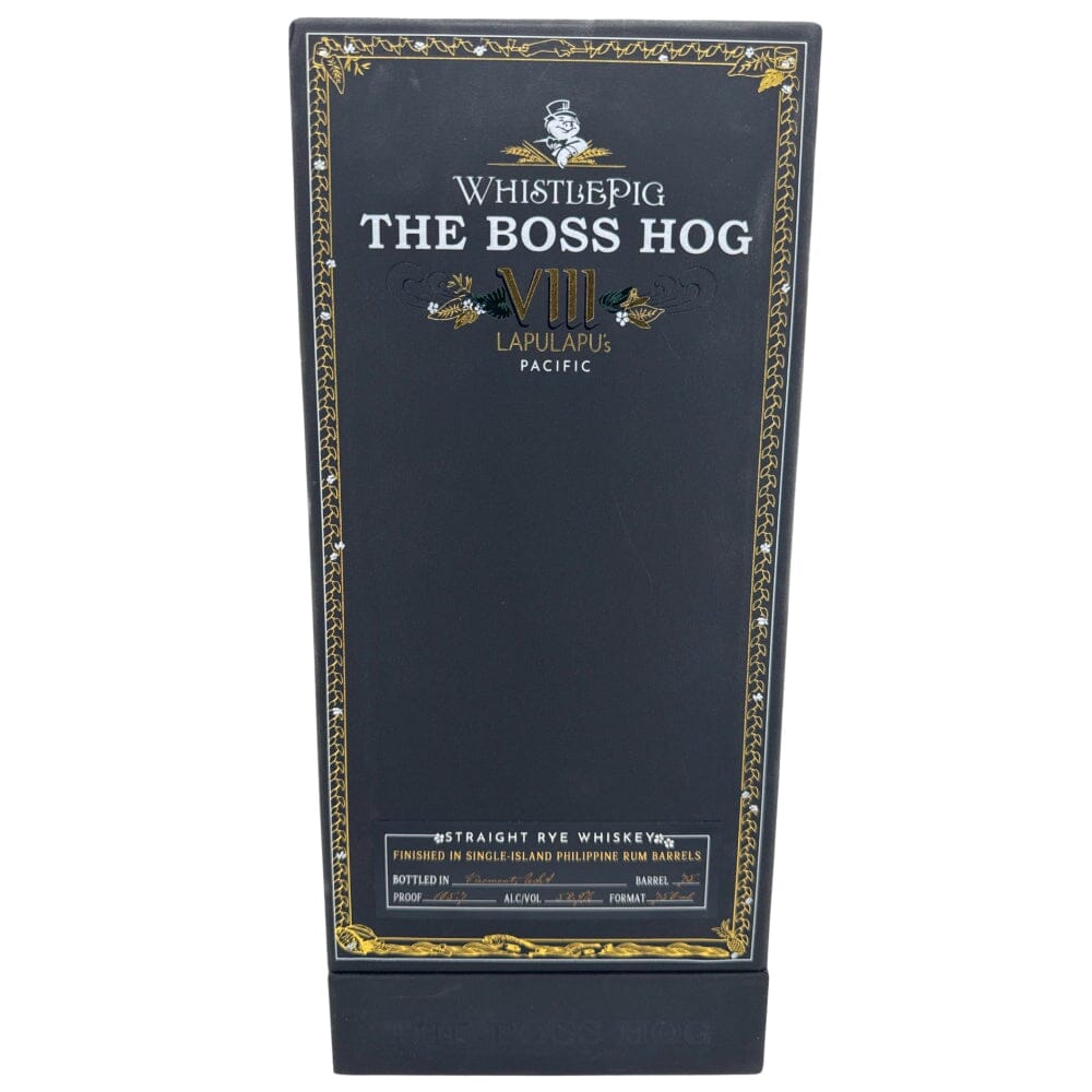 WhistlePig The Boss Hog "The One That Made It Around The World" Rye Whiskey WhistlePig