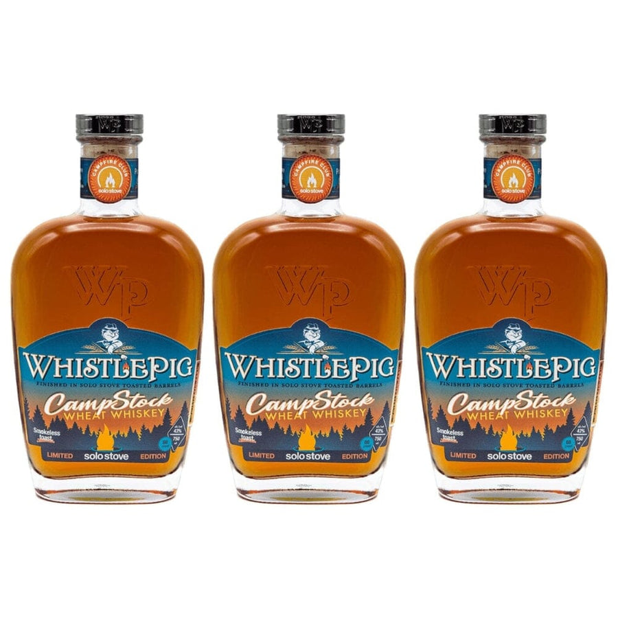 Whistlepig CampStock Solo Stove Limited Edition 3pk Wheat Whiskey WhistlePig