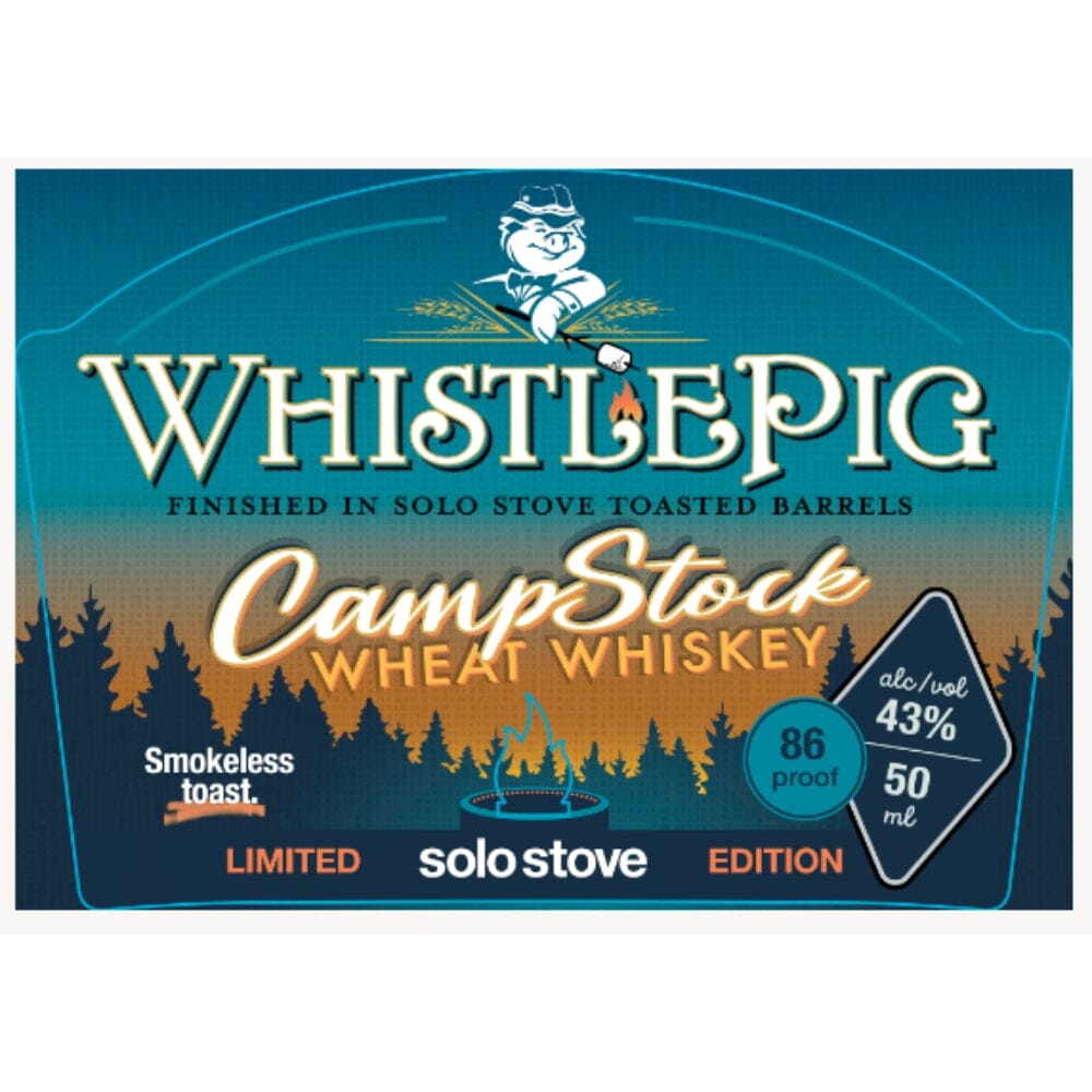Whistlepig CampStock Solo Stove Limited Edition 50ml Wheat Whiskey WhistlePig