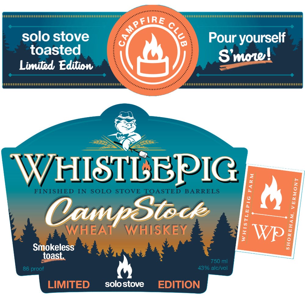 Whistlepig CampStock Solo Stove Limited Edition Wheat Whiskey WhistlePig