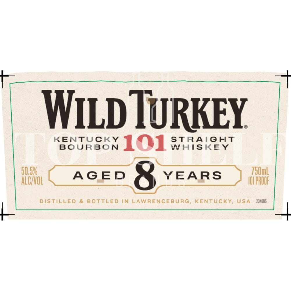 Wild Turkey 101 8 Year Old Bourbon Bourbon Wild Turkey