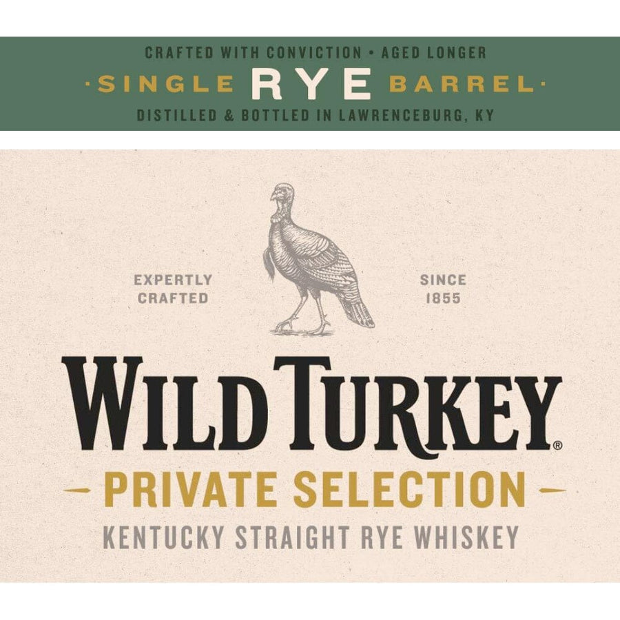 Wild Turkey Private Selection Single Barrel Rye Whiskey Rye Whiskey Wild Turkey