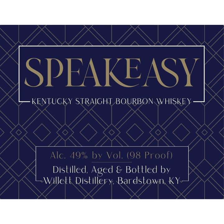 Willett Speakeasy Kentucky Straight Bourbon Bourbon Willett Distillery