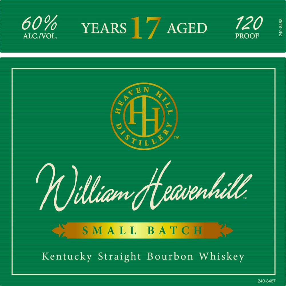 William Heavenhill 17 Year Old Small Batch Bourbon Bourbon Heaven Hill Distillery