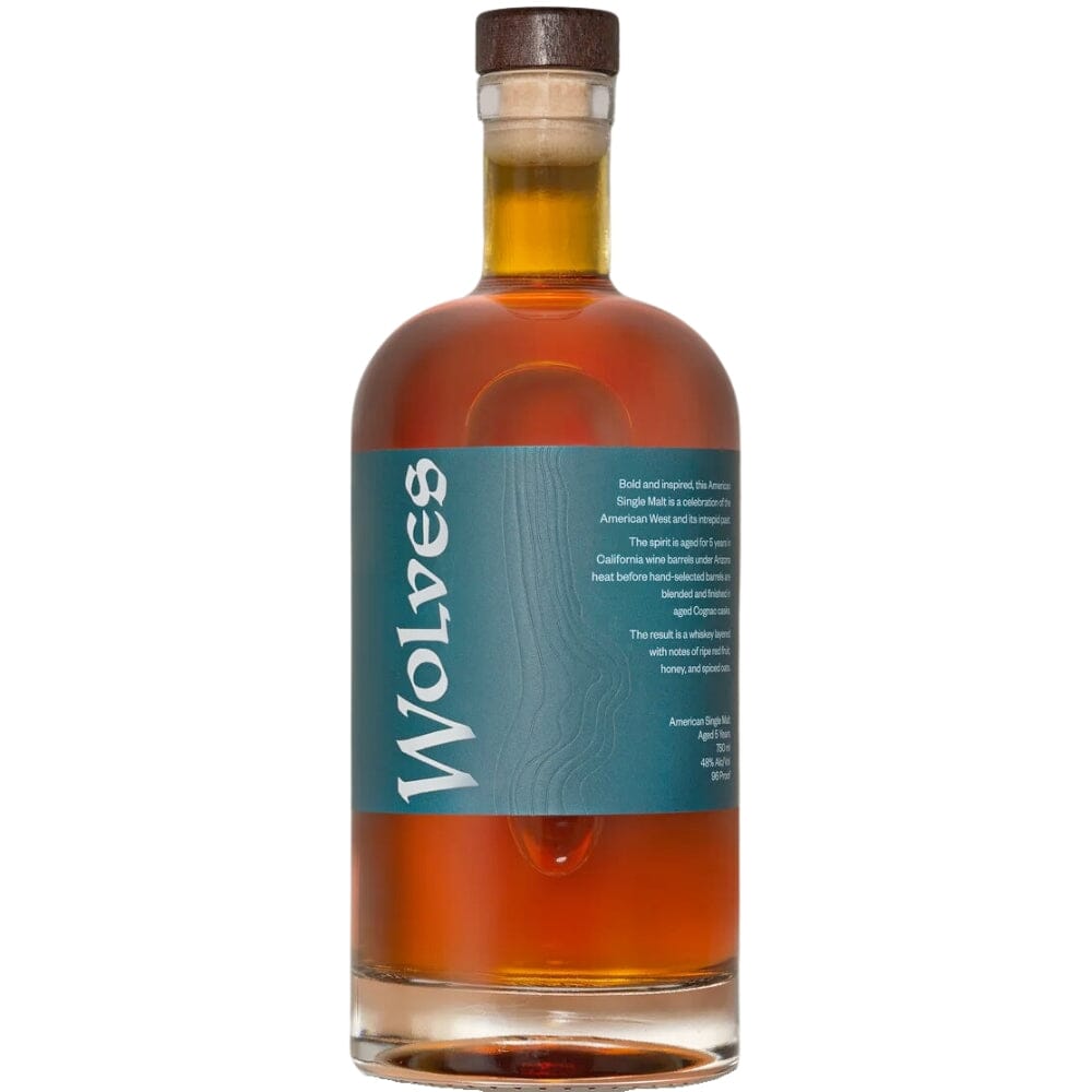 Wolves 5 Year Old American Single Malt Whiskey Single Malt Whiskey Wolves Whiskey