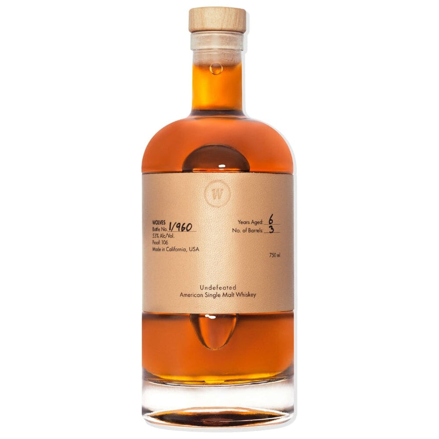 Wolves Undefeated American Single Malt Release #2 Single Malt Whiskey Wolves Whiskey