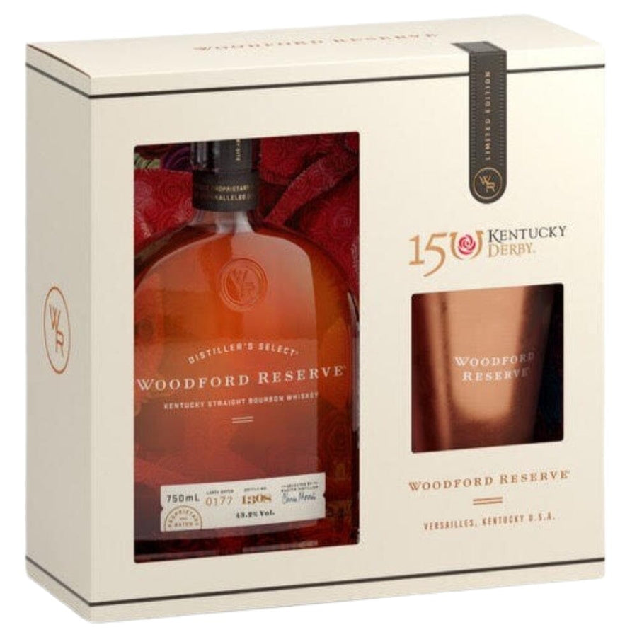 Woodford Reserve 150th Kentucky Derby Limited Edition Julep Cup Gift Set Bourbon Woodford Reserve