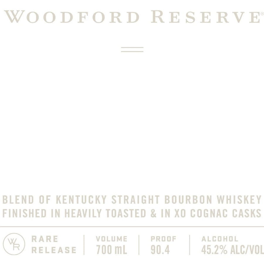 Woodford Reserve Bourbon Finished in Heavily Toasted & XO Cognac Casks Bourbon Woodford Reserve