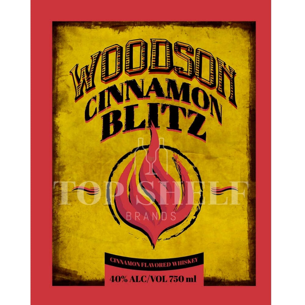 Woodson Cinnamon Blitz Whiskey Flavored Whiskey Woodson Whiskey