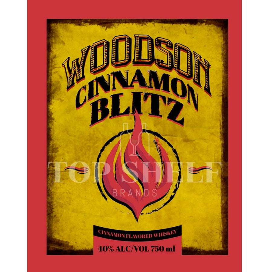 Woodson Cinnamon Blitz Whiskey Flavored Whiskey Woodson Whiskey