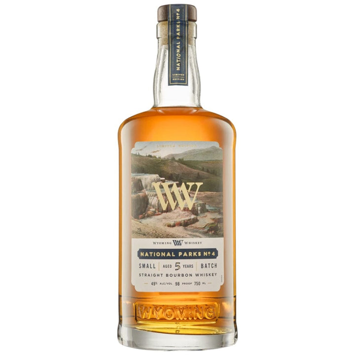 Wyoming Whiskey National Parks No. 4 Limited Edition Straight Bourbon Whiskey Wyoming Whiskey