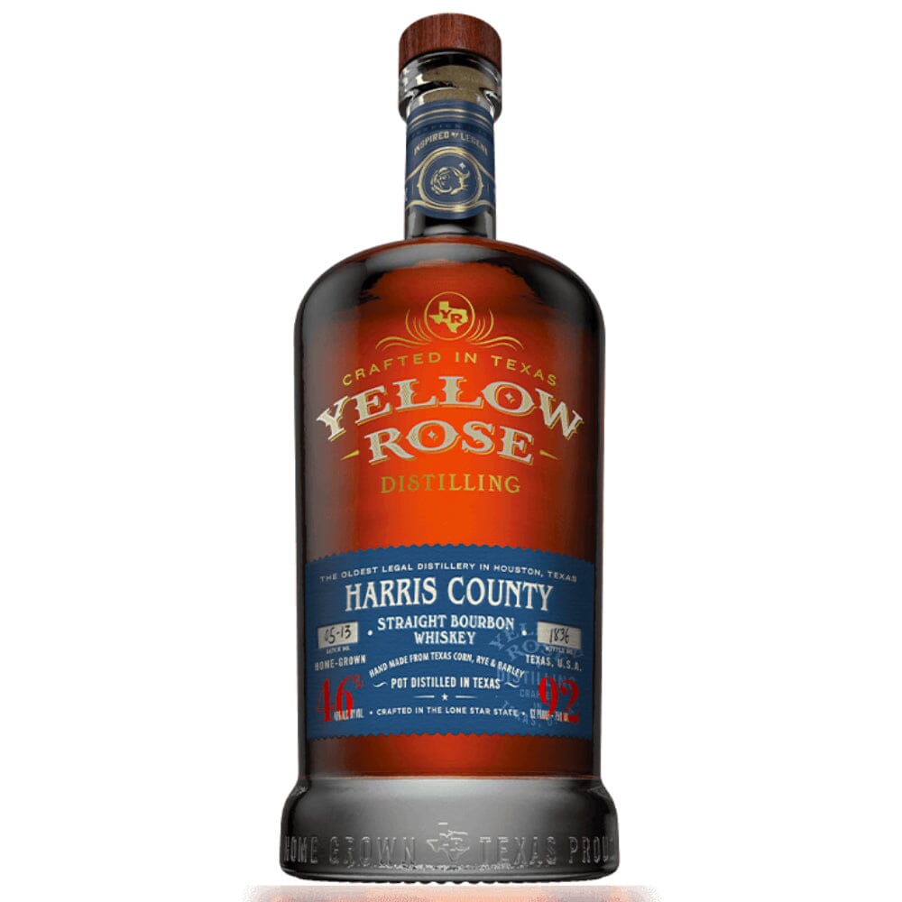 Yellow Rose Harris County Bourbon 92 Proof Bourbon Yellow Rose Distilling