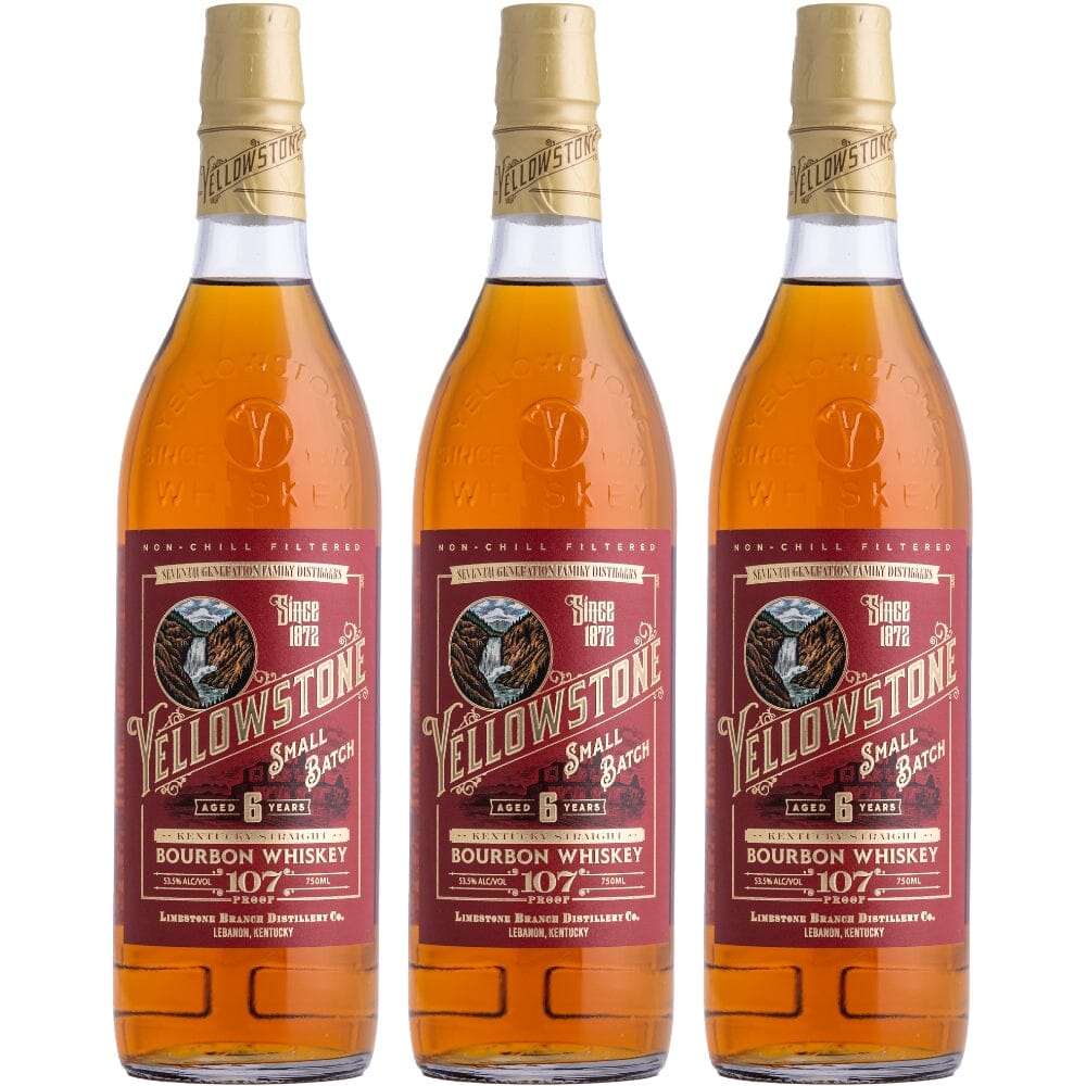 Yellowstone 6 Year Old Small Batch Bourbon 3pk Bourbon Yellowstone