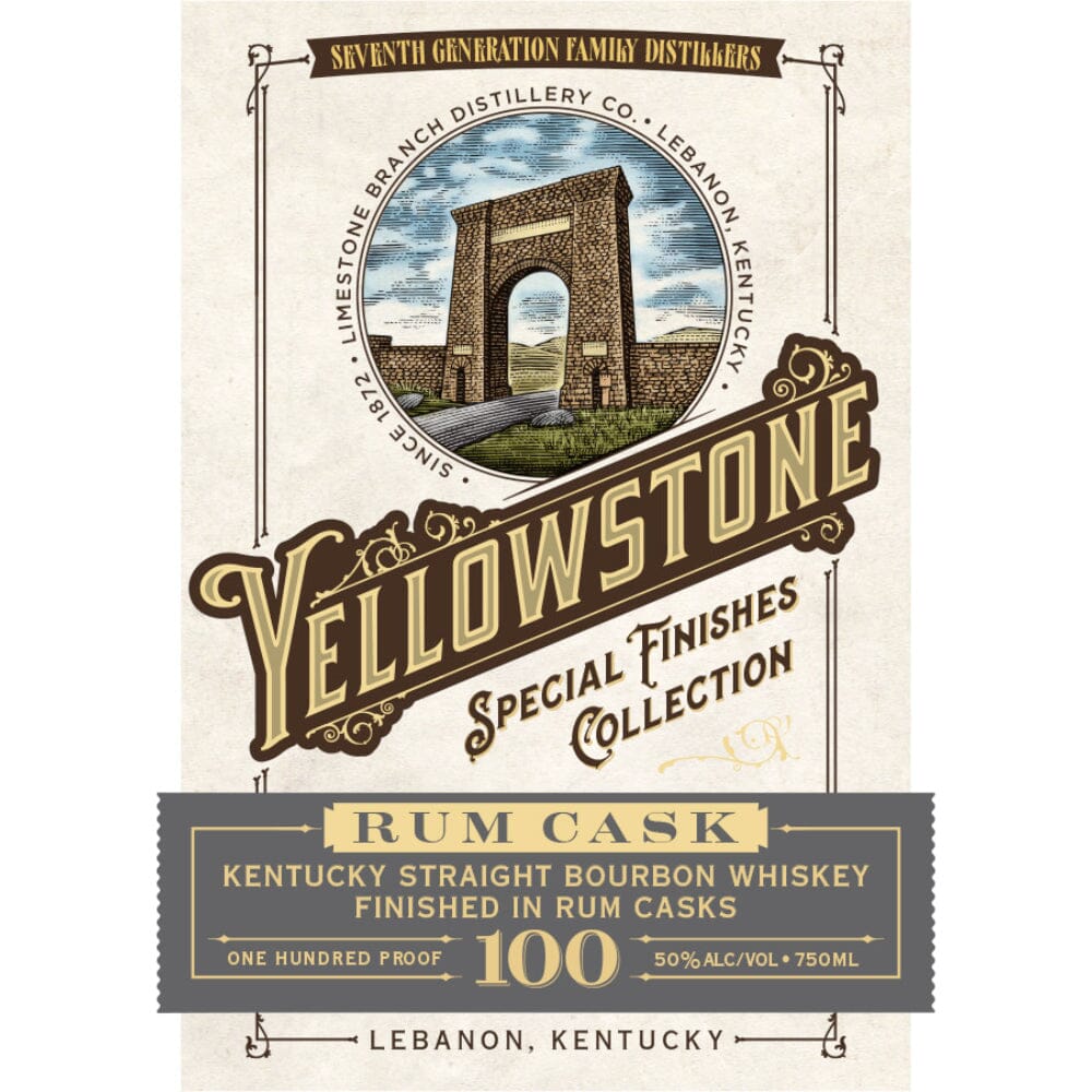 Yellowstone Rum Cask Bourbon Special Finishes Collection Bourbon Yellowstone