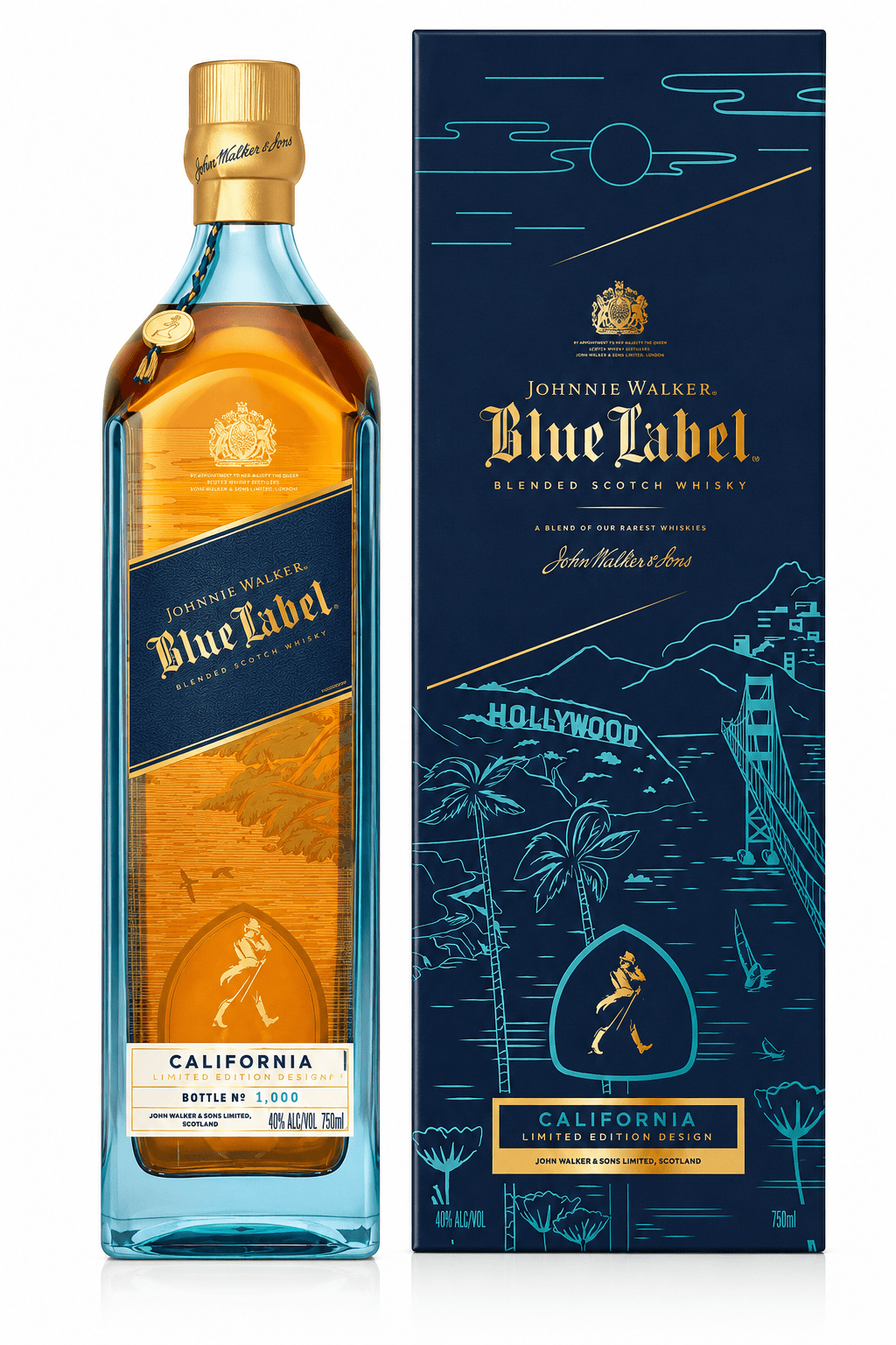 Johnnie Walker Blue Label California Limited Edition Design 2026