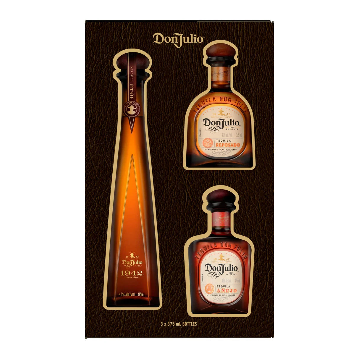 Don Julio 1942, Reposado & Añejo Gift Pack 3x375ml – Sip Whiskey