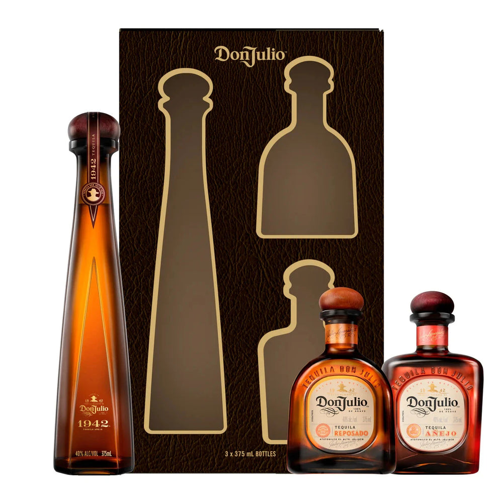 Don Julio 1942, Reposado & Añejo Gift Pack 3x375ml Tequila Don Julio Tequila