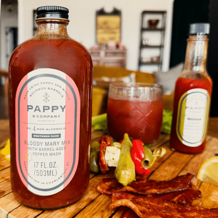 Bloody Mary Mix with Barrel-Aged Pepper Mash Food Pappy & Company