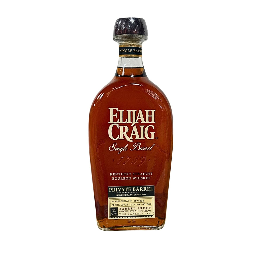 Elijah Craig Single Barrel Privately Selected by Sip Whiskey #8 2024 Kentucky Straight Bourbon Whiskey Elijah Craig