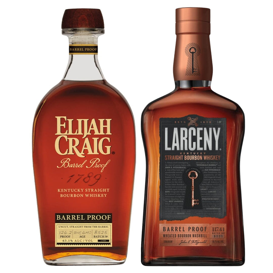 Elijah Craig & Larceny Barrel Proof Batch #B525 Bundle Bourbon Elijah Craig