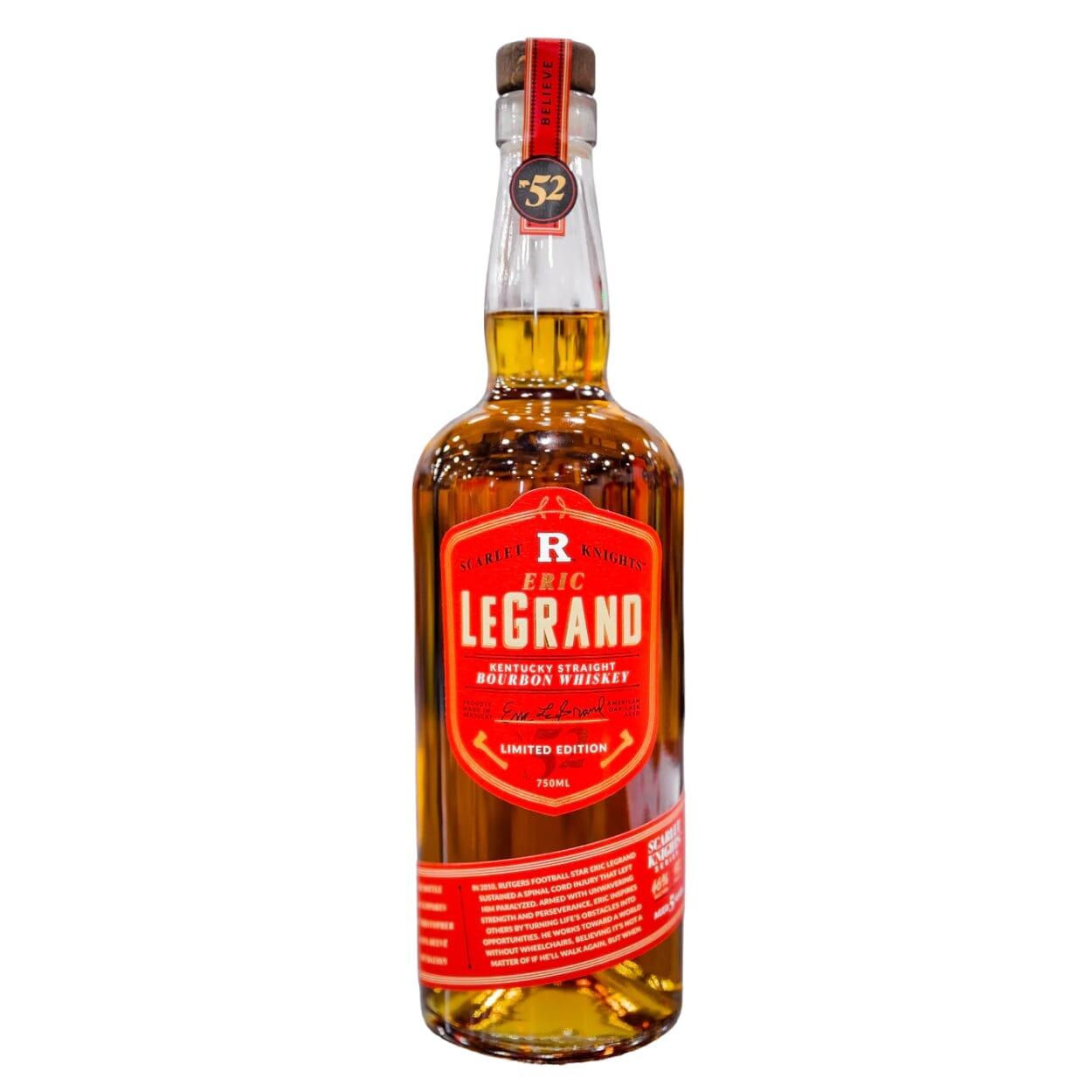 Eric LeGrand Rutgers Scarlet Knight Series Bourbon – Sip Whiskey