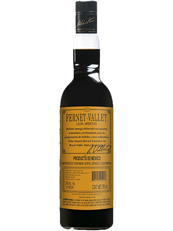 Fernet-Vallet Amaro Licor Aperitivo Liqueur Fernet-Vallet