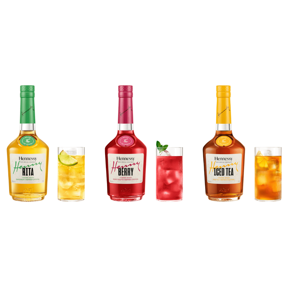 Hennessy Ready-to-Serve Cocktail Variety Bundle | Sip Whiskey Hennessy Ready-to-Serve Cocktail Variety Bundle | Sip Whiskey