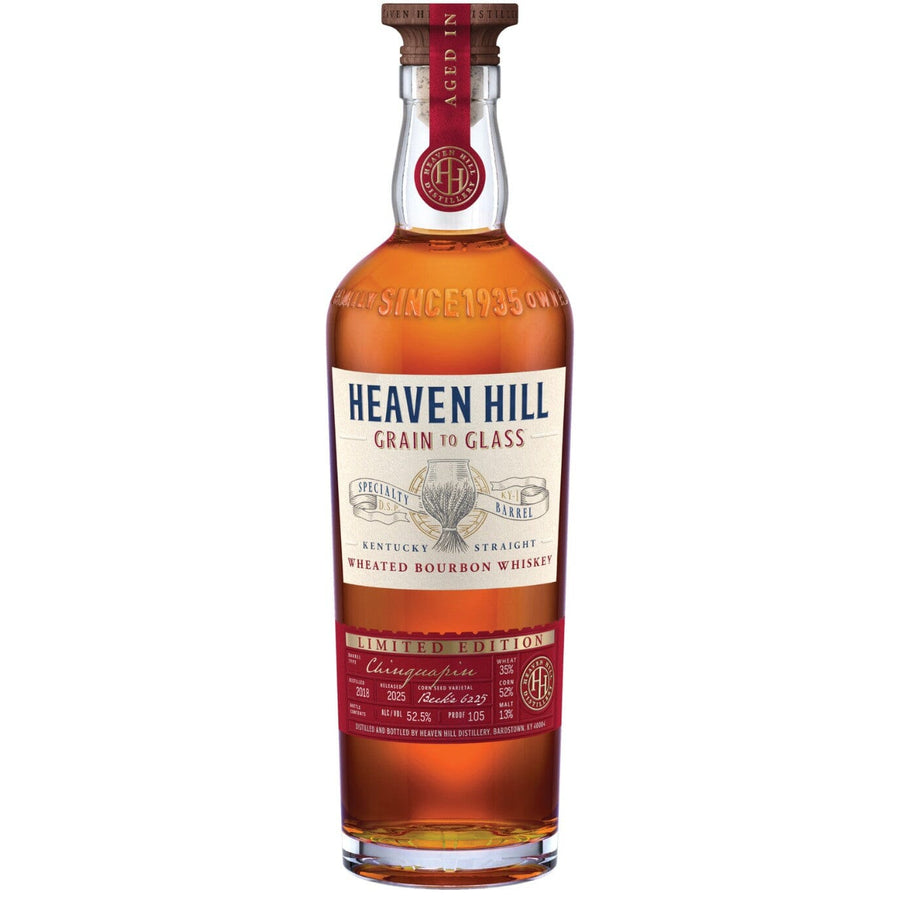 Heaven Hill Grain to Glass Specialty Barrel Series Wheated Bourbon Aged In Chinquapin Oak Bourbon Whiskey Heaven Hill Distillery
