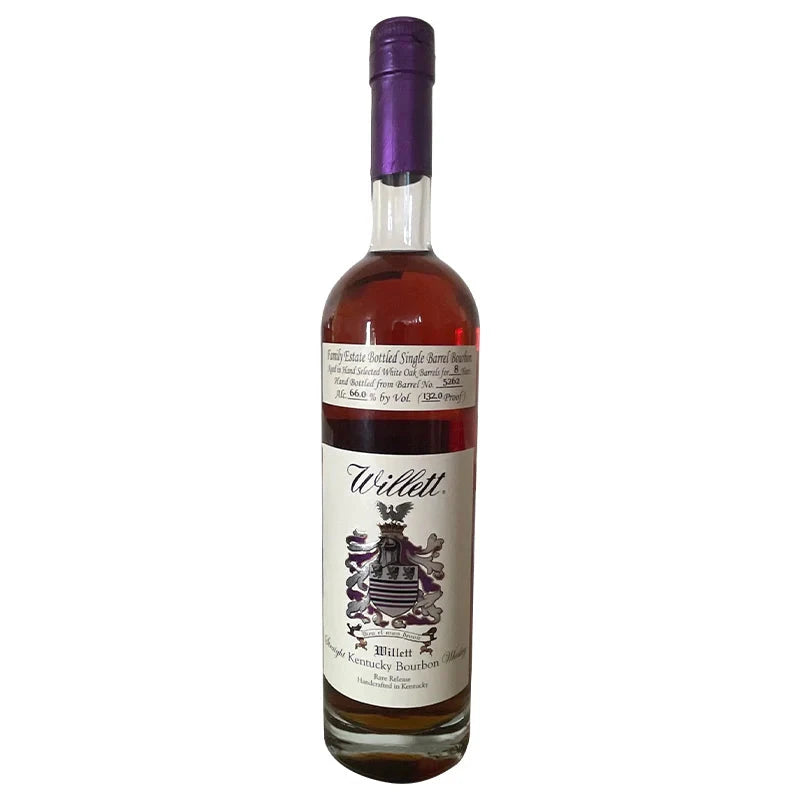 Willett Single Barrel 8 Year Old Bourbon 132 Proof Cask 5262 Pac Edge CA Spring 22 #3 Kentucky Straight Bourbon Whiskey Willett Distillery