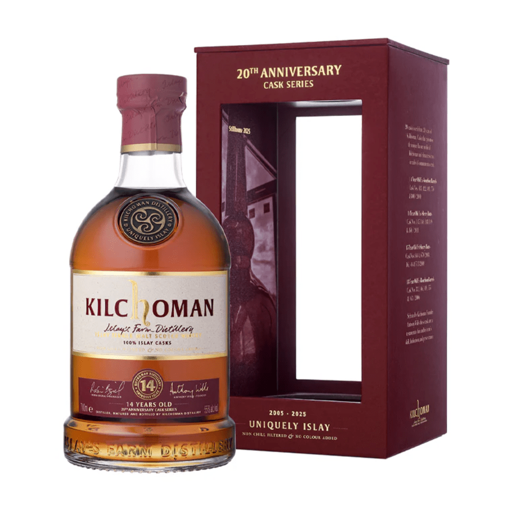 Kilchoman 20th Anniversary 14 Year Old Ex-Sherry Butts Scotch