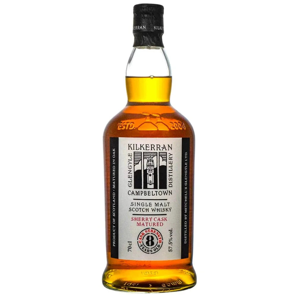 Kilkerran 8年 シェリーカスクシングルモルトウイスキー 57.4% Kilkerran 8 Year Old Sherry Cask Matured 57.4 Proof – Sip Whiskey