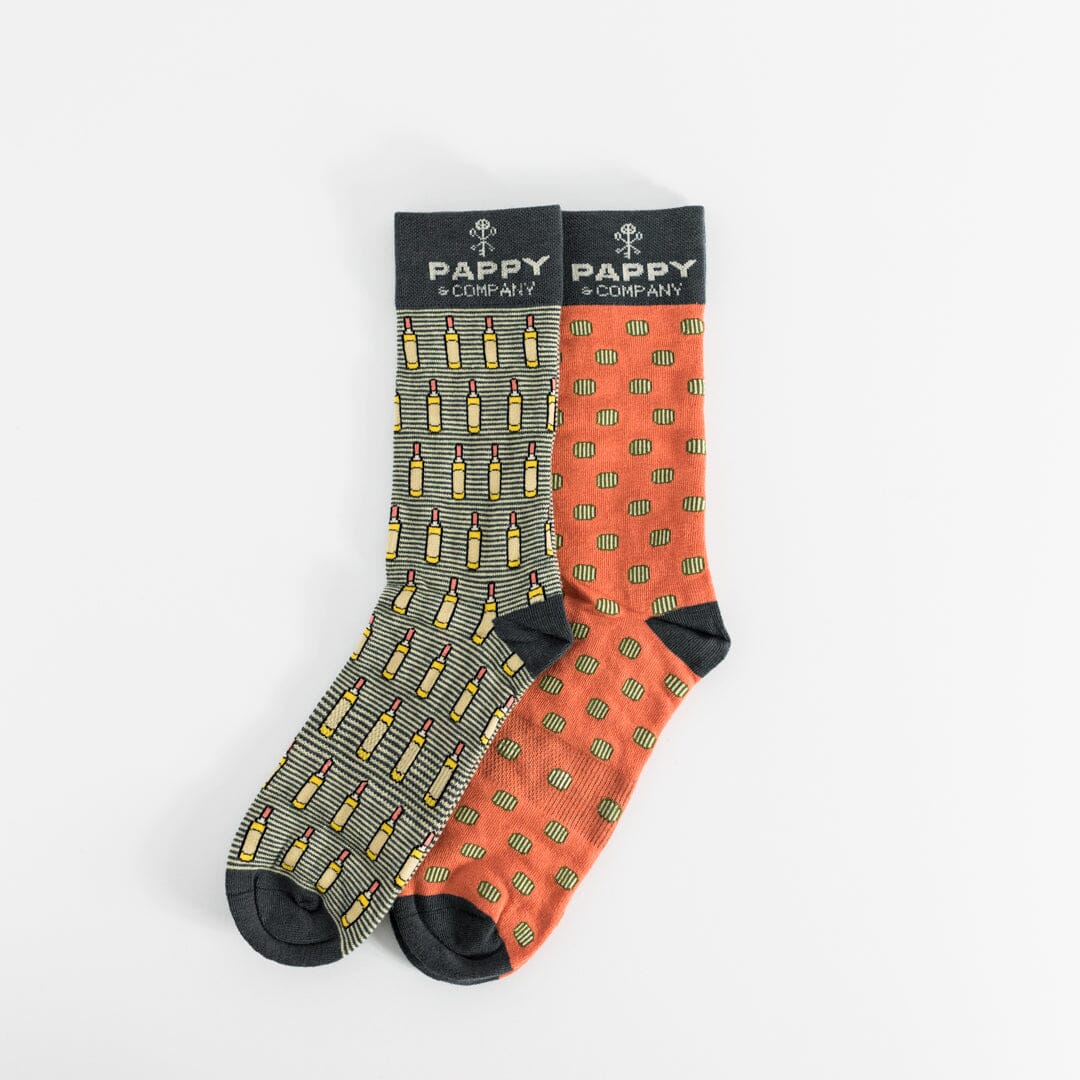 Pappy & Company Barrels & Bottles Sock Set Apparel & Gear Pappy & Company Small/Medium (Women's 6-9.5/Men’s 5-8)