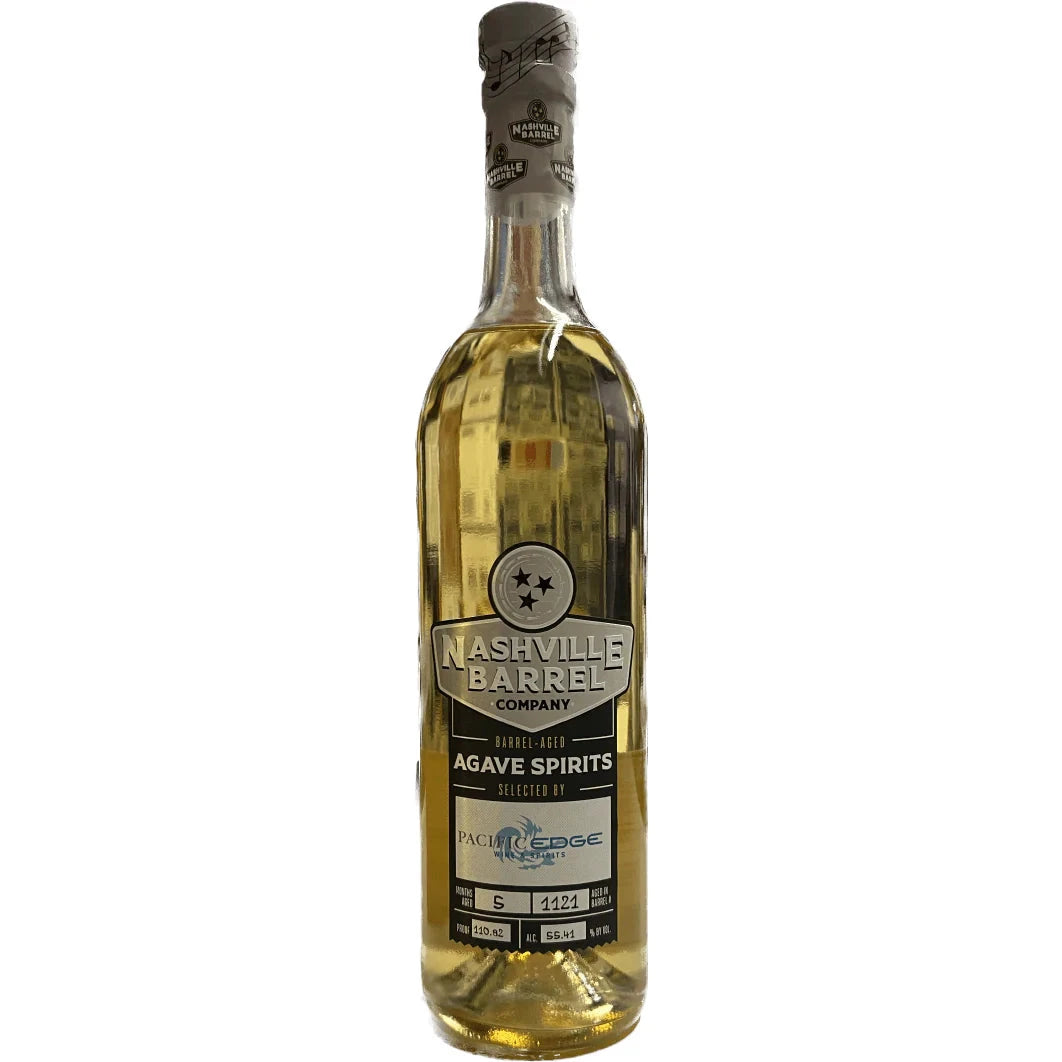 Nashville Barrel Company Barrel-Aged Agave Spirits Privately Selected by Pacific Edge Agave Spirits Nashville Barrel Company