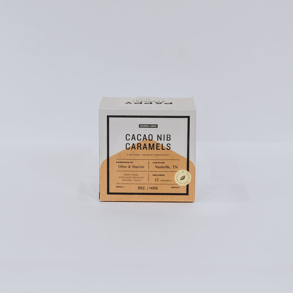 Pappy Van Winkle Barrel Aged Cacao Nib Caramels Food Pappy & Company