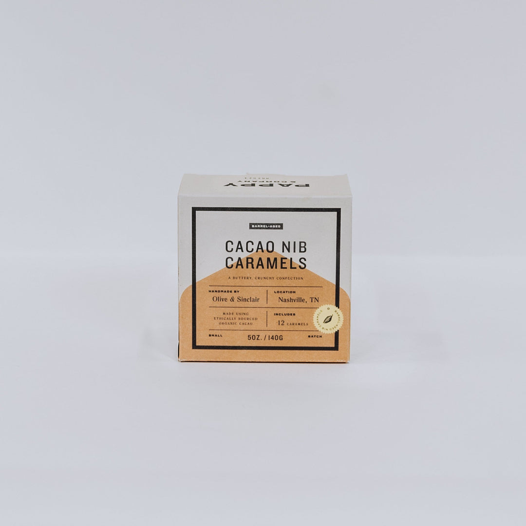 Pappy Van Winkle Barrel Aged Cacao Nib Caramels Food Pappy & Company