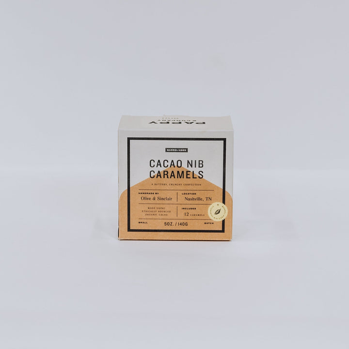 Pappy Van Winkle Barrel Aged Cacao Nib Caramels Food Pappy & Company