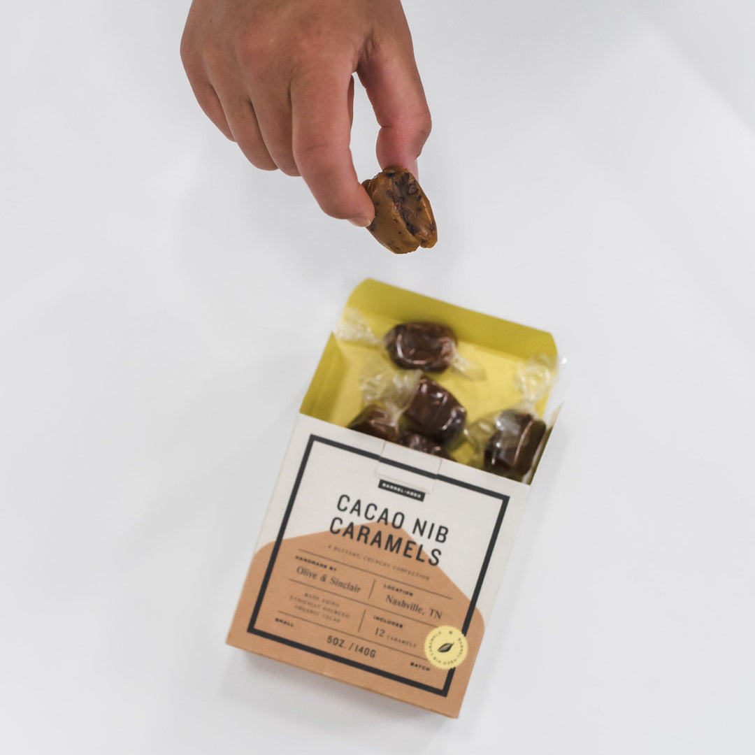 Pappy Van Winkle Barrel Aged Cacao Nib Caramels Food Pappy & Company